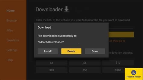 delete apk files on firestick.